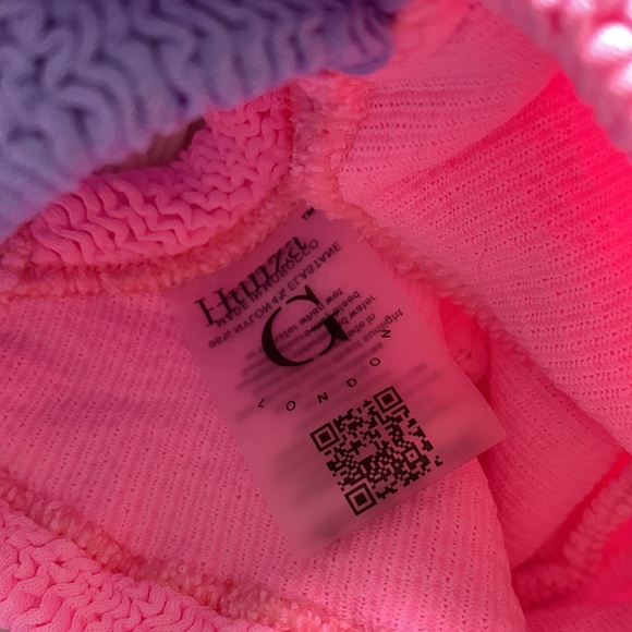 NWT Hunza G Duo Chelsea bikini in lilac/bubble gum - Picture 9 of 9